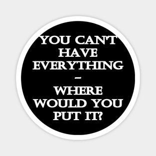 Funny One-Liner “Hoarder” Joke Magnet